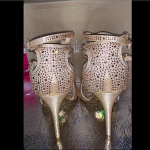 Bella Marie | Shoes | Bella Marie Rhinestoned Heels | Poshmark